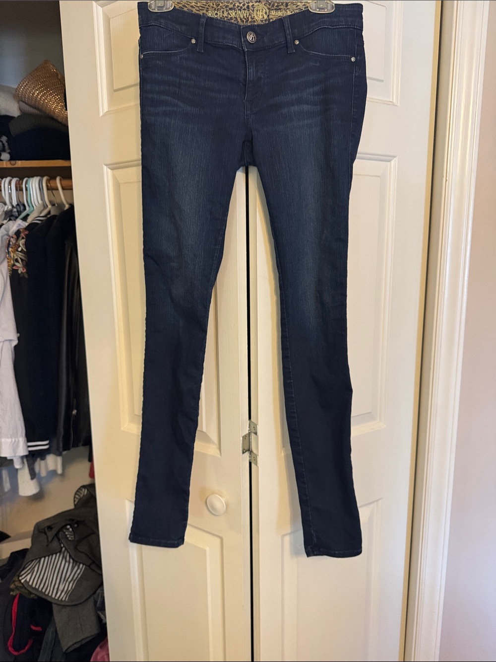 Rich & Skinny Dark Blue Skinny Jeans